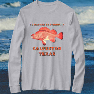 Galveston Texas, ik zou eerder een lange hoes Gevi T-shirt