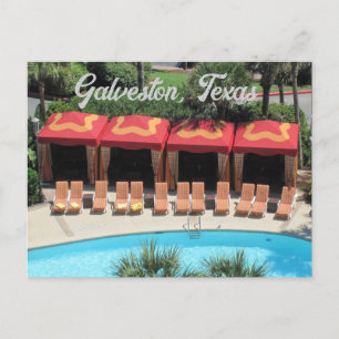 Galveston, Texas - San Luis Hotel Zonzondak Ansich Briefkaart