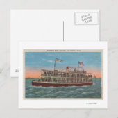 Galveston, TX - Uitzicht van de Galvez Briefkaart (Voorkant / Achterkant)