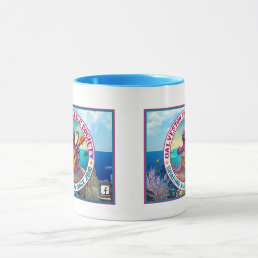 Galveston Ukulele Society GUS Octopus Mok (Midden)