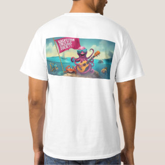 Galveston Ukulele Society GUS T-shirt Bannière Hom