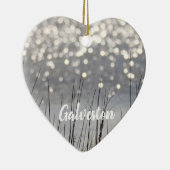 Galveston Wetland Grass Zee Keramisch Ornament (Rechts)