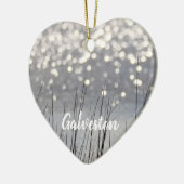 Galveston Wetland Grass Zee Keramisch Ornament (Links)