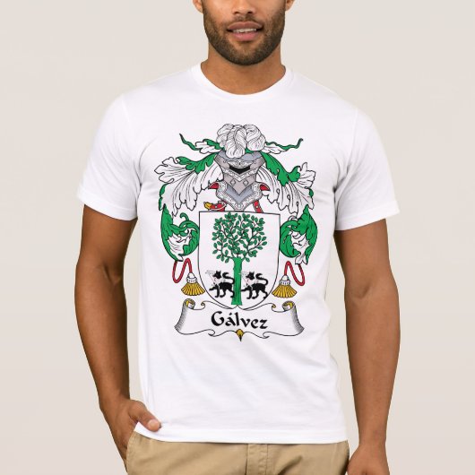 Galvez Family Crest T-shirt (Voorkant)