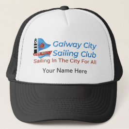 Galway City zeilclub - in de stad Logo Afstudeerde Trucker Pet