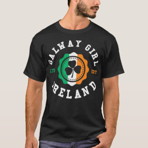 Galway Girl Ireland Shamrock Irish Pride T-shirt