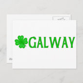 Galway, Ierland Briefkaart (Voorkant / Achterkant)
