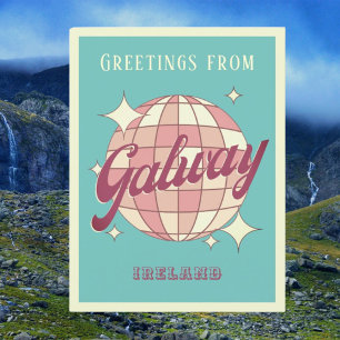 Galway Ierland Retro  Briefkaart