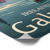 Galway Ireland Vintage Famous Travel Place Poster (Hoek)