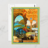 Galway Reisposter Briefkaart (Voorkant / Achterkant)