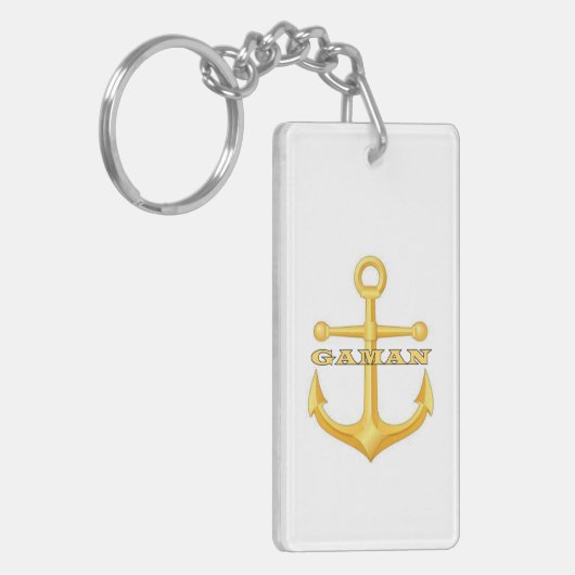 GAMAN ANCHOR Key chain Sleutelhanger (Voorkant Links)