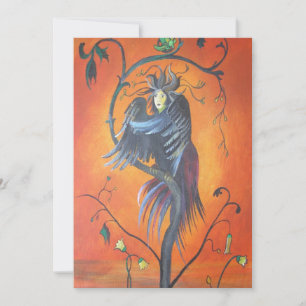 Gamaun de profetische vogel met gevlekte veren