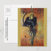 Gamayun: De profeet Bird Fantasy Art Briefkaart (Voorkant / Achterkant)