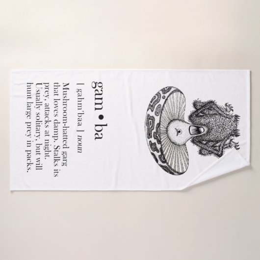 Gamba (Serviette de bain)