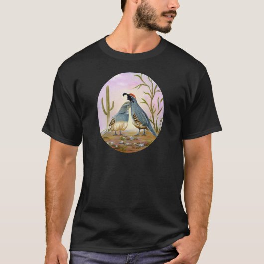 Gambel Quails T-shirt (Voorkant)