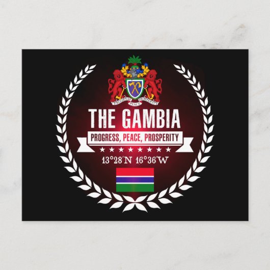 Gambia Briefkaart (Voorkant)