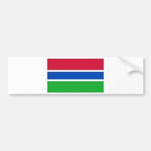 GAMBIA BUMPERSTICKER (Voorkant)