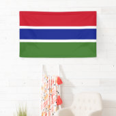 Gambia flag Banner (Insitu)