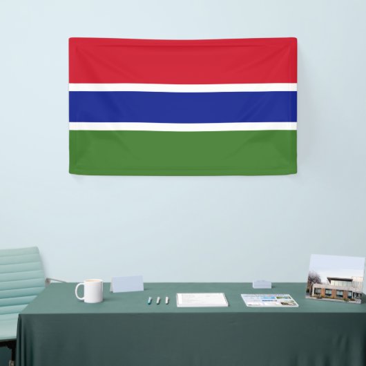 Gambia flag Banner (Beurs)