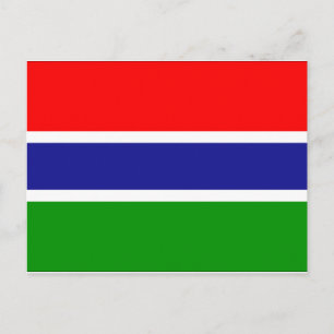 Gambia Flag Briefkaart