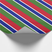 Gambia Flag Cadeaupapier (Hoek)