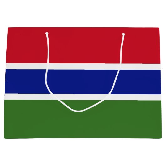 Gambia Flag Groot Cadeauzakje (Voorkant)