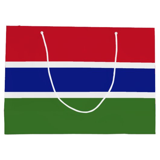Gambia Flag Groot Cadeauzakje (Achterkant)