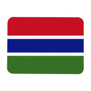 Gambia Flag Magneet