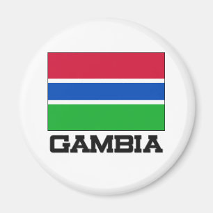 Gambia Flag Magneet