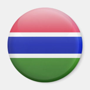 Gambia Flag Magneet