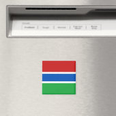 Gambia Flag Magnet Magneet (Insitu (Vaatwasser))