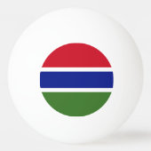 Gambia Flag Pingpongballen (Achterkant)