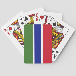 Gambia Flag Pokerkaarten