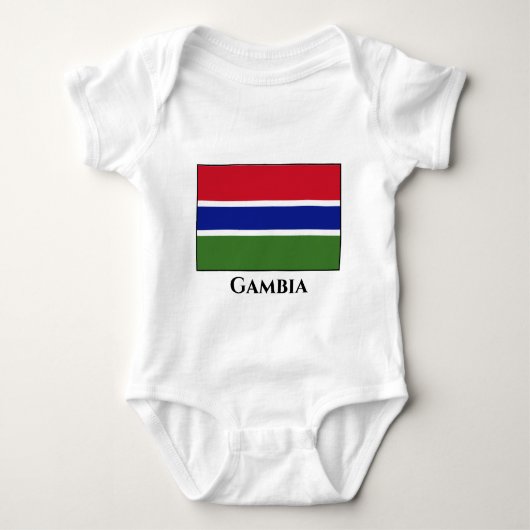 Gambia Flag Romper (Voorkant)