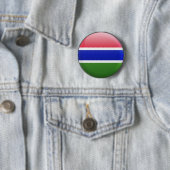 Gambia Flag Ronde Button 5,7 Cm (In situ)