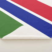 Gambia Flag Sherpa Deken (3/4)