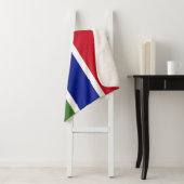 Gambia Flag Sherpa Deken (In situ)