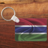 Gambia Flag Sleutelhanger (Achterkant)