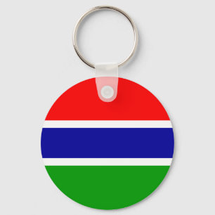 Gambia Flag Sleutelhanger