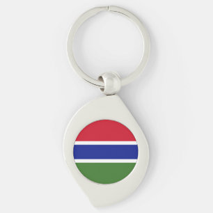 Gambia Flag Sleutelhanger