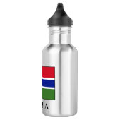 Gambia Flag Waterfles (Rechts)