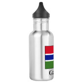 Gambia Flag Waterfles (Links)