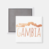 Gambia Magneet (Voorkant / Achterkant)