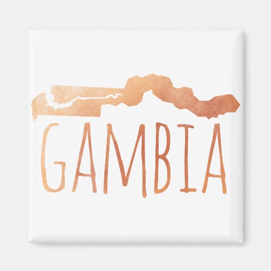 Gambia Magneet (Voorkant)