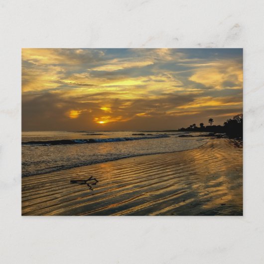 Gambia Sunset Briefkaart (Voorkant)