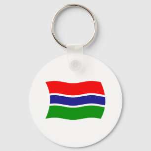 Gambia Vlag Sleutelhanger