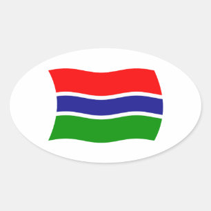Gambia Vlag Sticker