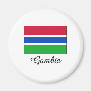 Gambia-vlagontwerp Magneet