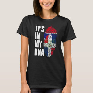 Gambiaans en Dominicaanse Mix DNA-vlagwerelderfgoe T-shirt