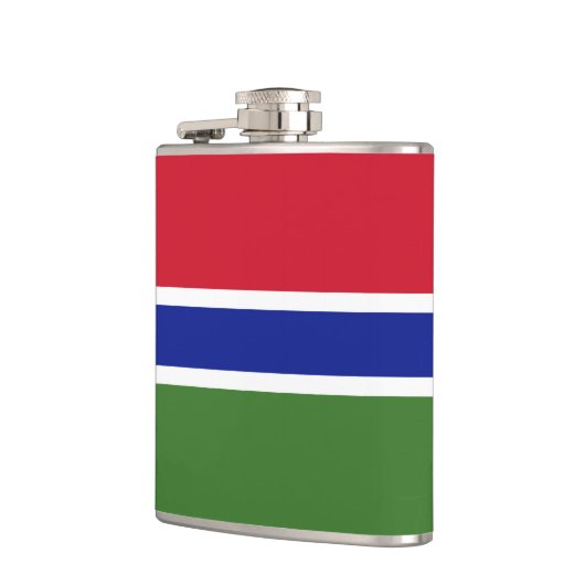 Gambiaanse vlag heupfles (Links)